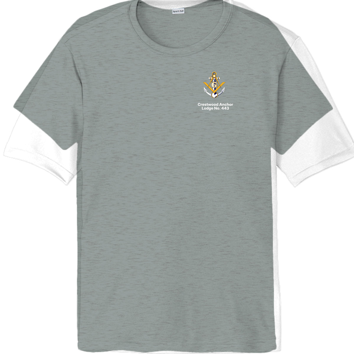 Grey Concrete Heather - ST350 - FRONT