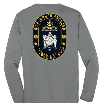 Iron Grey Heather - ST350LS - BACK