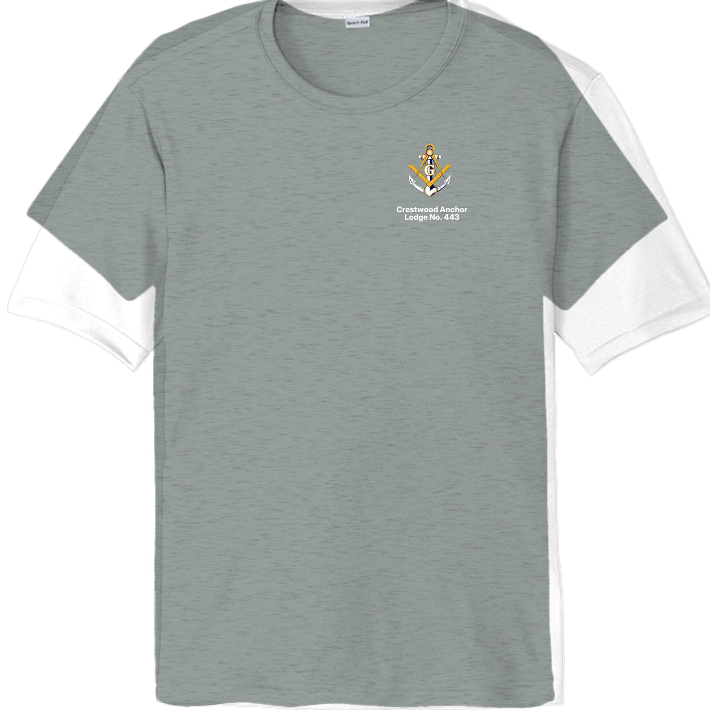 Grey Concrete Heather - ST350 - FRONT